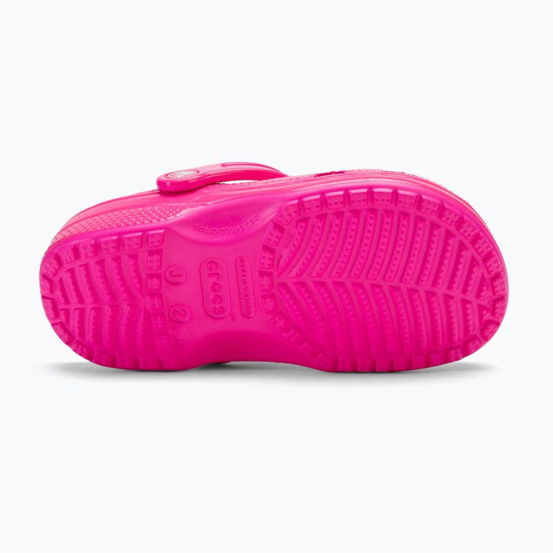 Klapki dziecięce Crocs Classic Neon Highlighter Clog pink crush 5