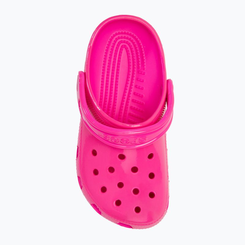 Klapki dziecięce Crocs Classic Neon Highlighter Clog pink crush 6