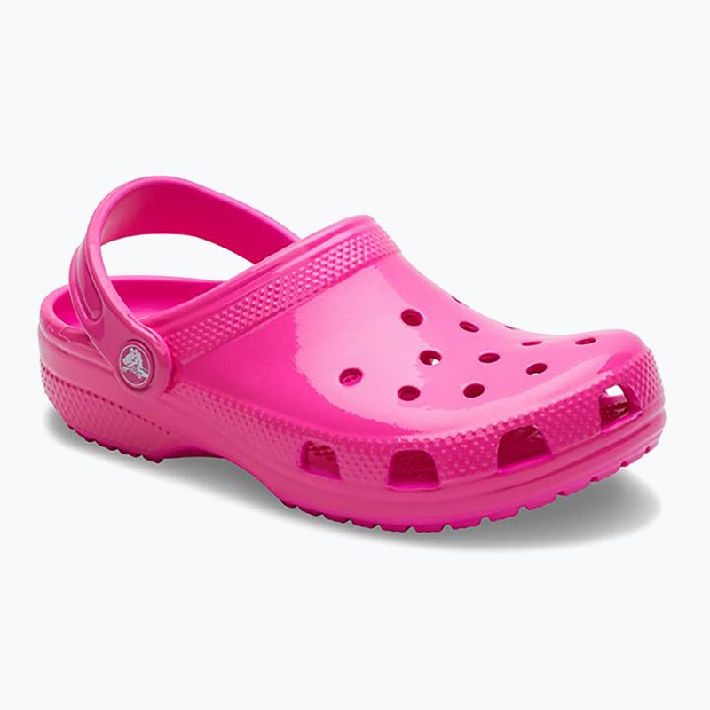 Klapki dziecięce Crocs Classic Neon Highlighter Clog pink crush 9