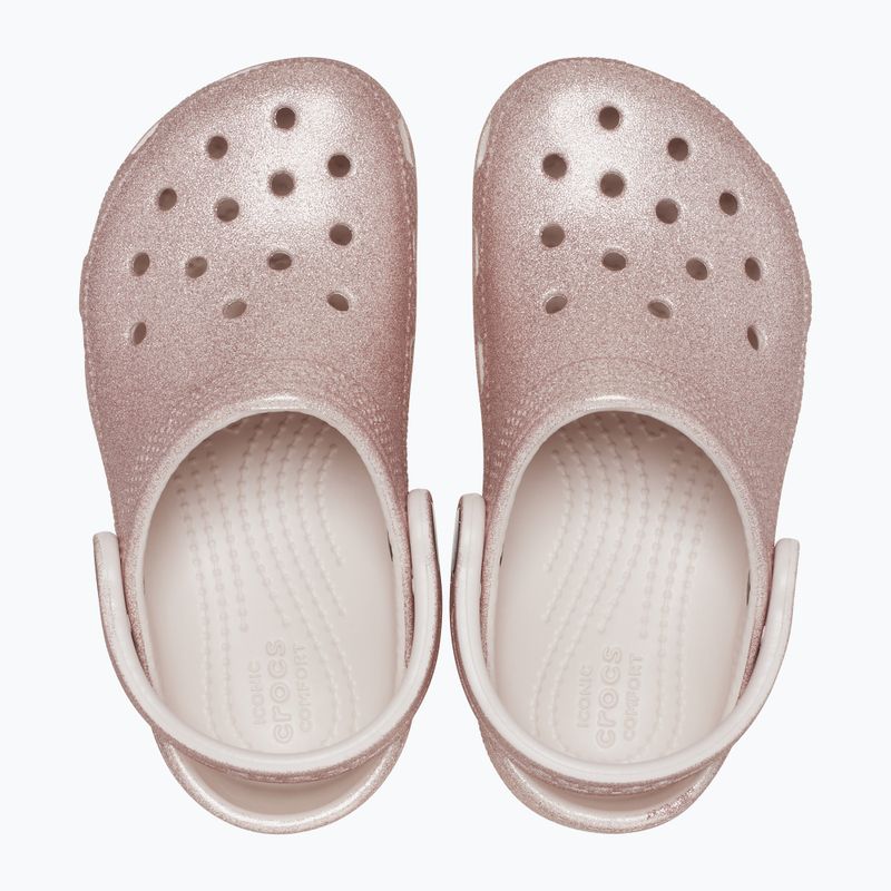 Klapki dziecięce Crocs Classic Glitter Clog Toddler quartz glitter 12