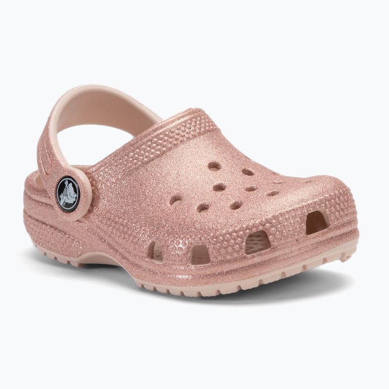 Klapki dziecięce Crocs Classic Glitter Clog Toddler quartz glitter 2