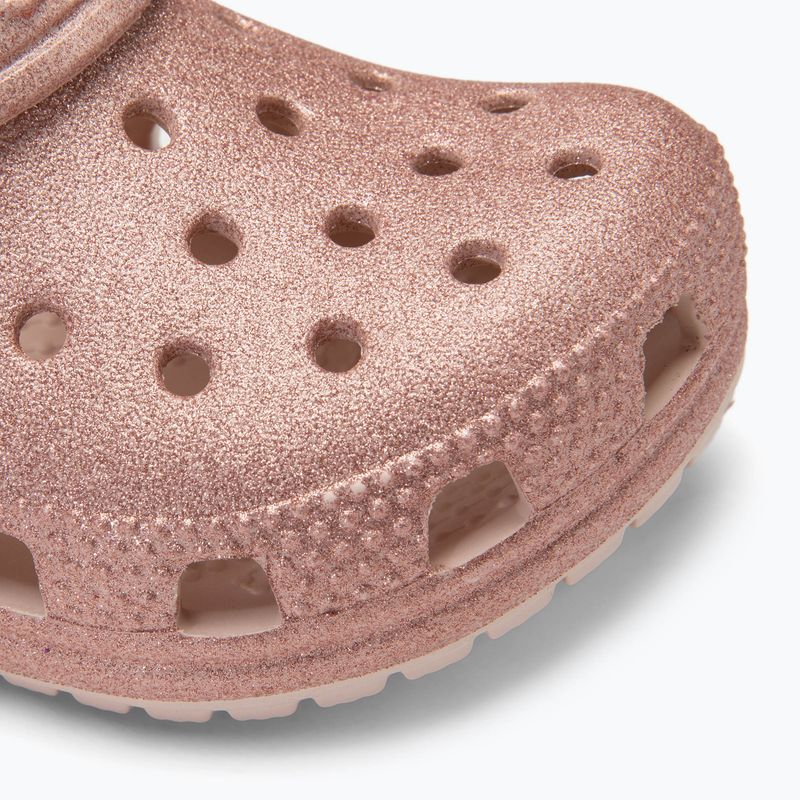 Klapki dziecięce Crocs Classic Glitter Clog Toddler quartz glitter 8