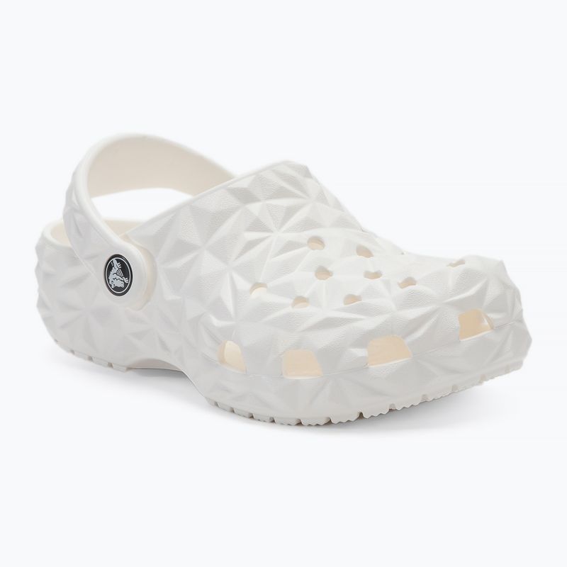 Klapki dziecięce Crocs Classic Geometric Clog Kids white 2