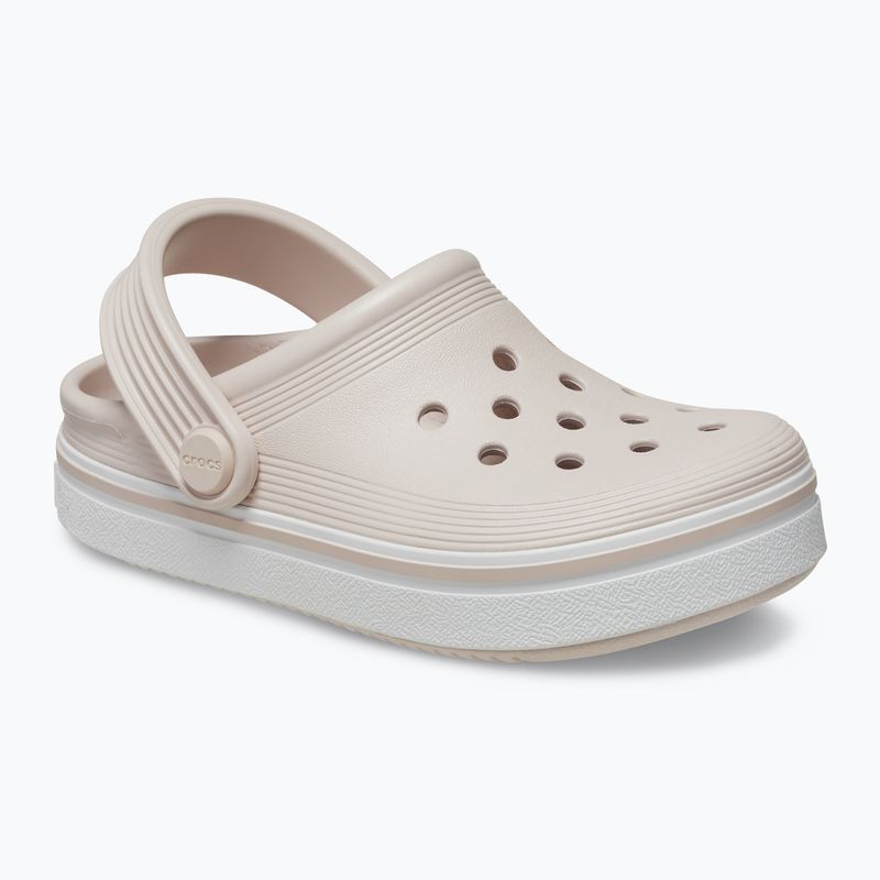 Klapki dziecięce Crocs Crocband Clean Off Court Clog Kids quartz 9