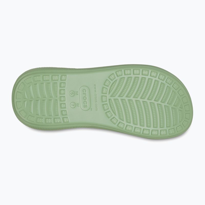 Klapki damskie Crocs Classic Crush Sandal fair green 12