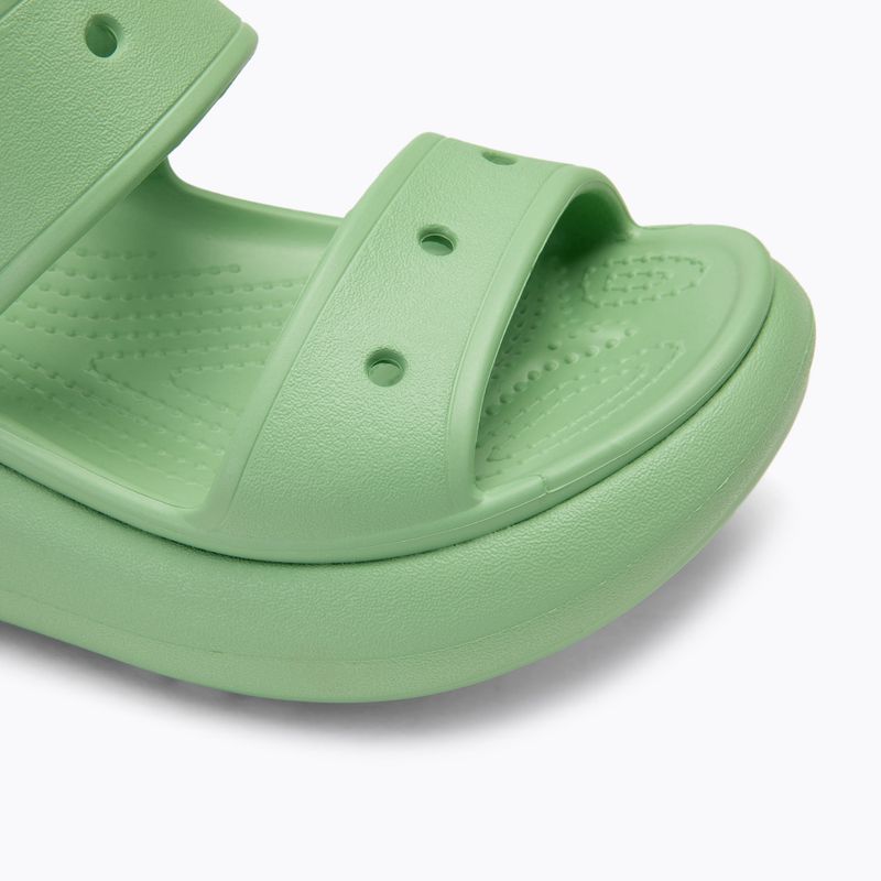 Klapki damskie Crocs Classic Crush Sandal fair green 7