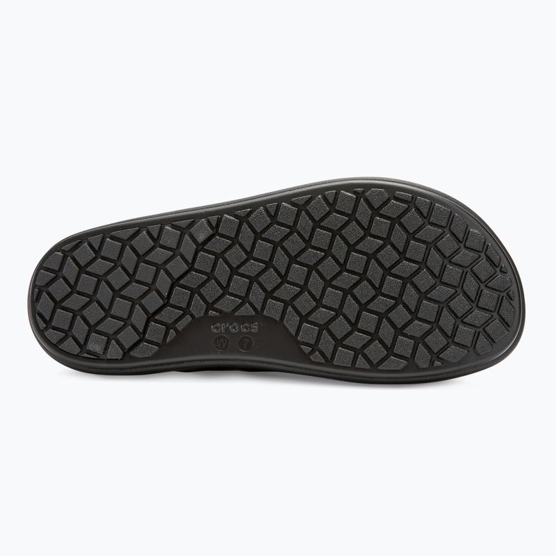 Sandały damskie Crocs Brooklyn Luxe Cross Strap black 4