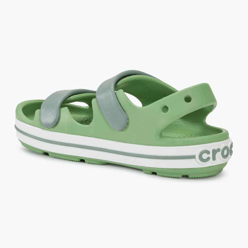 Sandały dziecięce Crocs Crocband Cruiser Kids fair green/dusty green 3