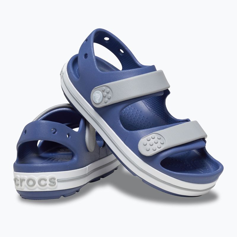 Sandały dziecięce Crocs Crocband Cruiser Toddler bijou blue/light grey 10