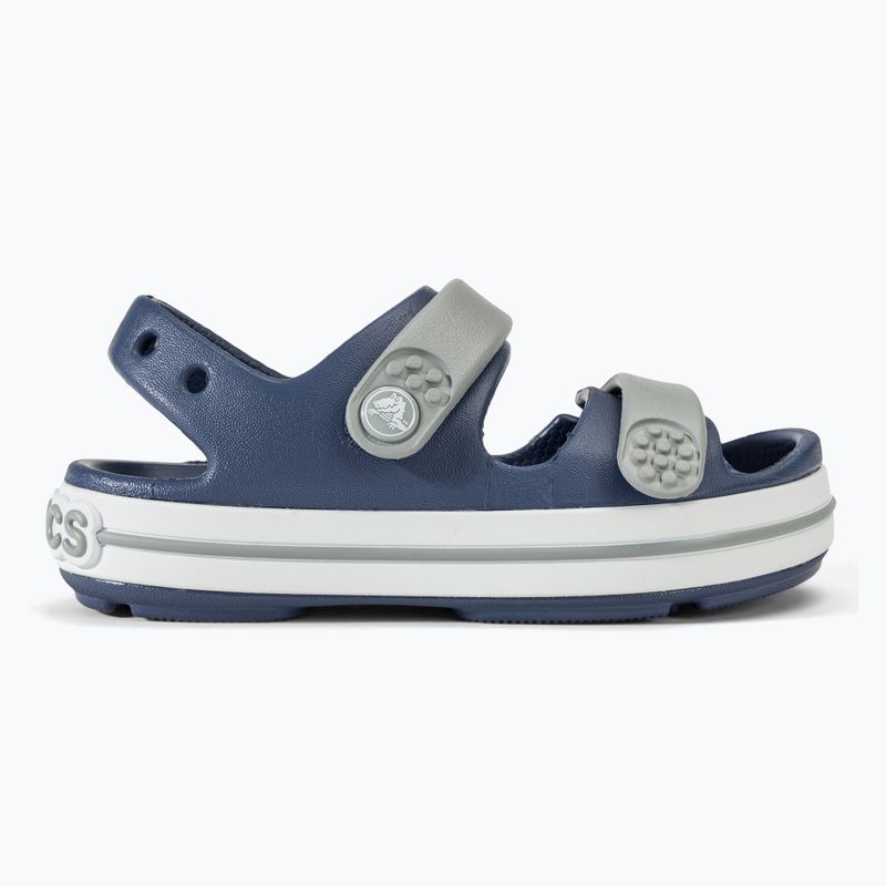 Sandały dziecięce Crocs Crocband Cruiser Toddler bijou blue/light grey 2