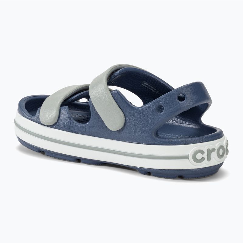 Sandały dziecięce Crocs Crocband Cruiser Toddler bijou blue/light grey 3