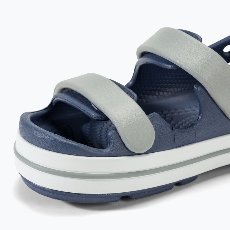 Sandały dziecięce Crocs Crocband Cruiser Toddler bijou blue/light grey 7