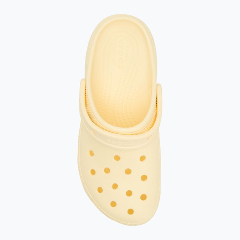 Klapki damskie Crocs Classic Platform Clog buttercream 6