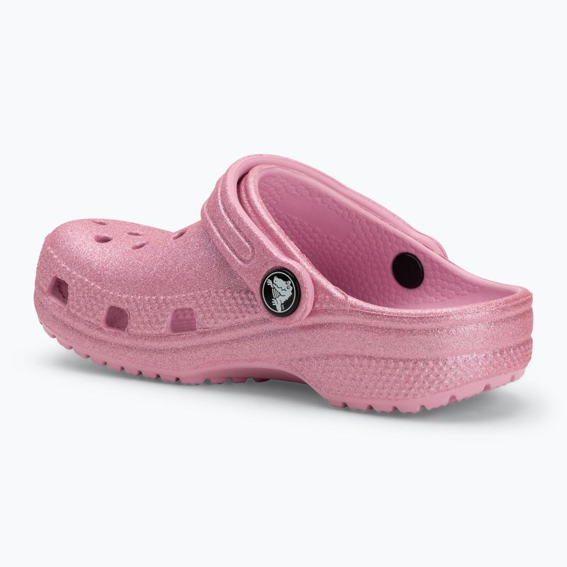 Klapki dziecięce Crocs Classic Glitter Clog Toddler pink tweed glitter 4