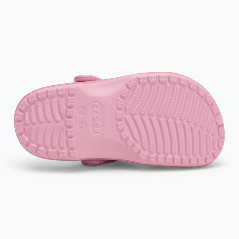 Klapki dziecięce Crocs Classic Glitter Clog Toddler pink tweed glitter 5