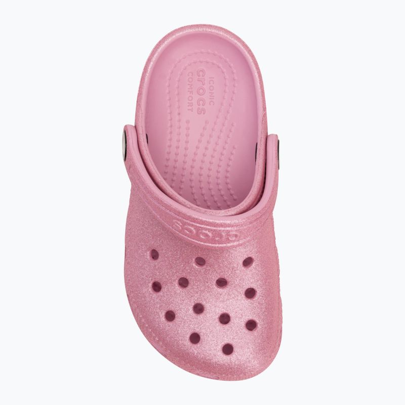 Klapki dziecięce Crocs Classic Glitter Clog Toddler pink tweed glitter 6