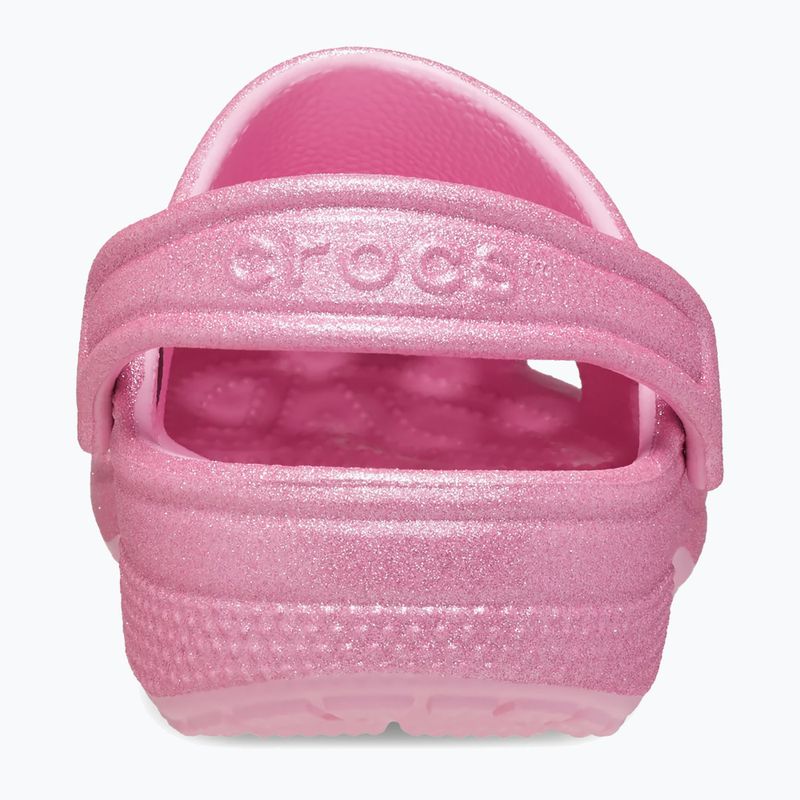 Klapki dziecięce Crocs Classic Glitter Clog Toddler pink tweed glitter 3