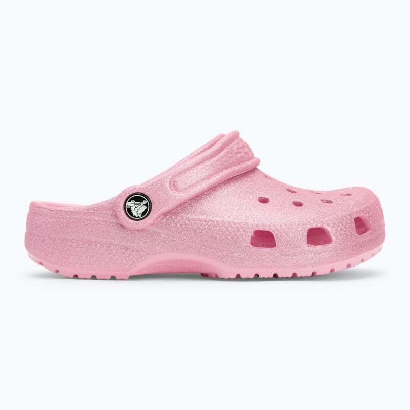 Klapki dziecięce Crocs Classic Glitter Clog Kids pink tweed glitter 3