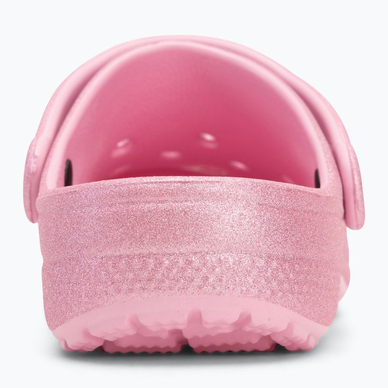 Klapki dziecięce Crocs Classic Glitter Clog Kids pink tweed glitter 7