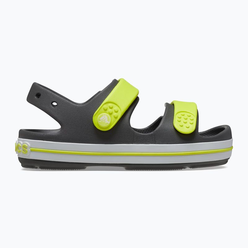 Sandały dziecięce Crocs Crocband Cruiser Kids slate grey/acidity 2