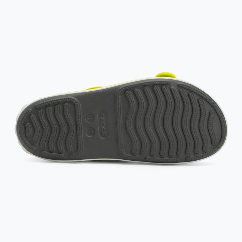 Sandały dziecięce Crocs Crocband Cruiser Kids slate grey/acidity 4