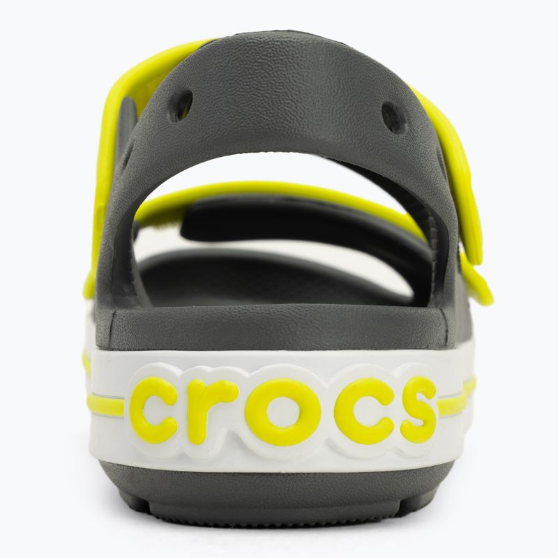 Sandały dziecięce Crocs Crocband Cruiser Kids slate grey/acidity 6