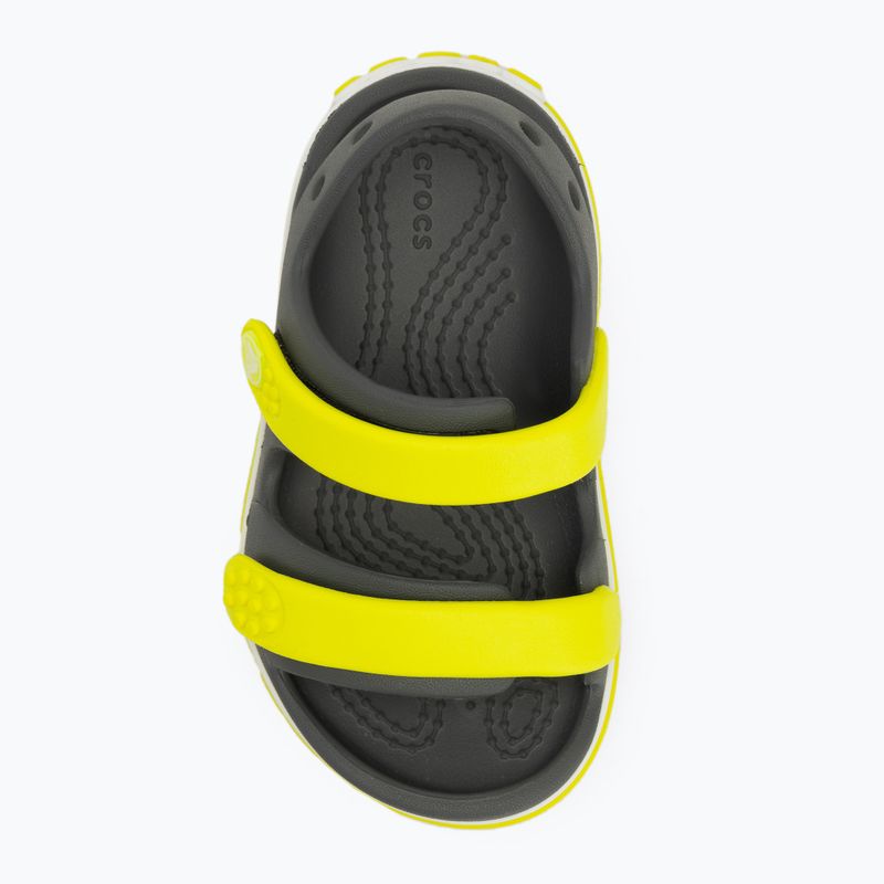 Sandały dziecięce Crocs Crocband Cruiser Toddler slate grey/acidity 4