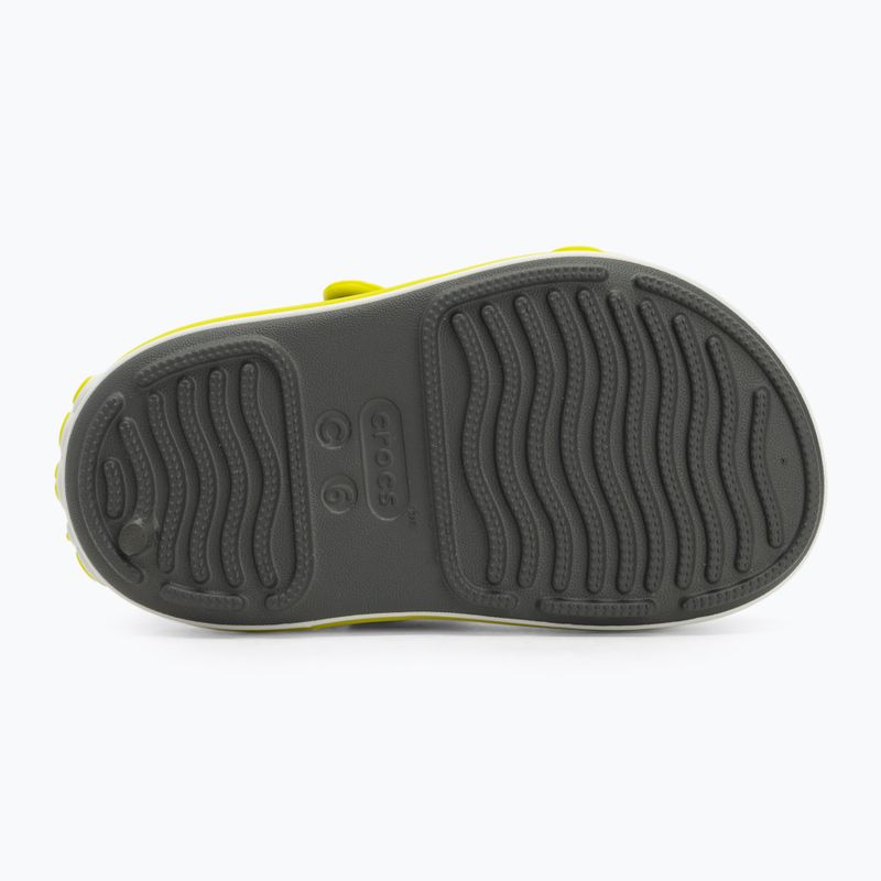 Sandały dziecięce Crocs Crocband Cruiser Toddler slate grey/acidity 5