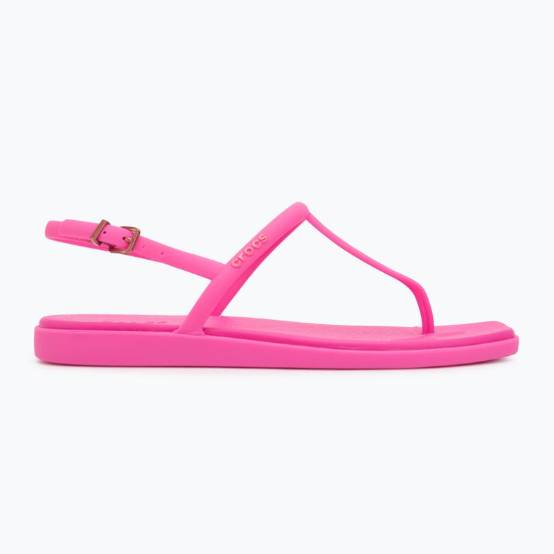 Sandały damskie Crocs Miami Thong Flip pink crush 2