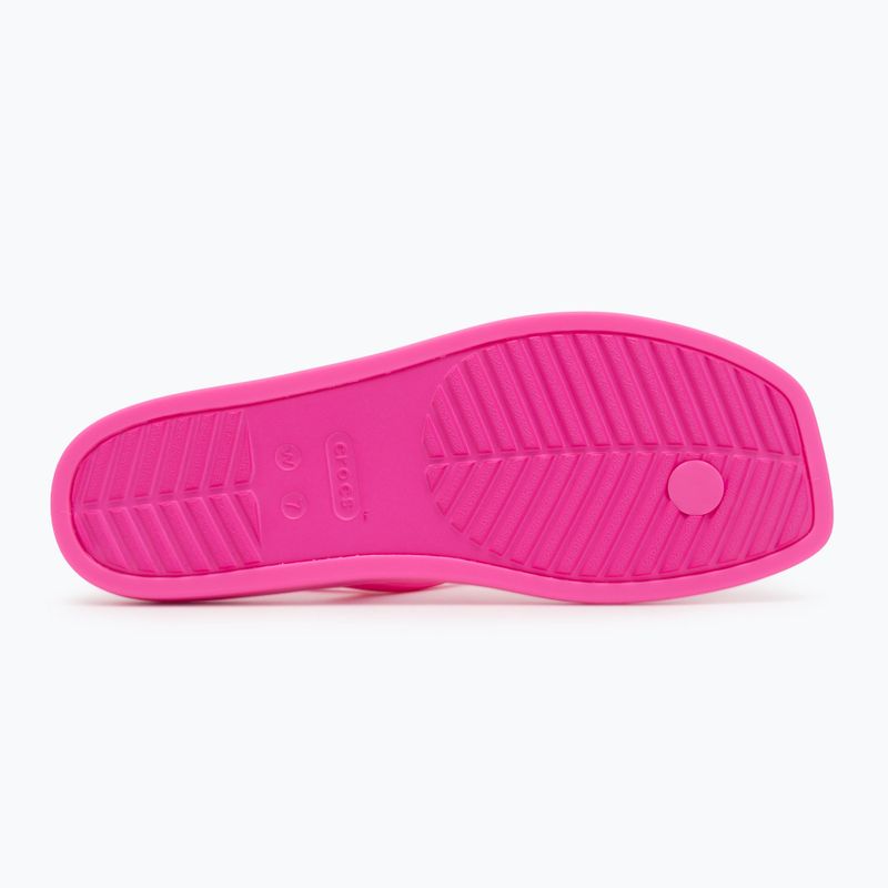 Sandały damskie Crocs Miami Thong Flip pink crush 4
