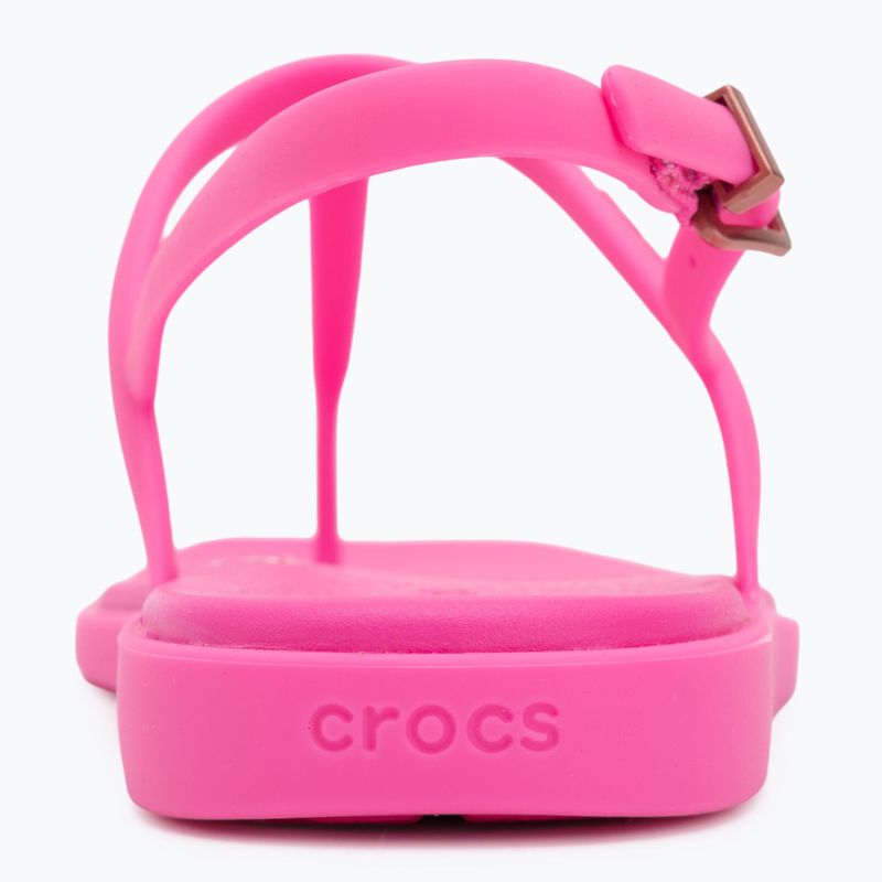 Sandały damskie Crocs Miami Thong Flip pink crush 6