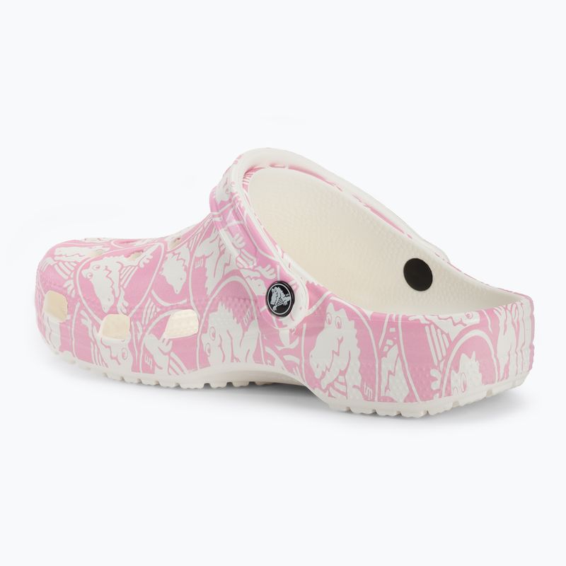 Klapki Crocs Classic Duke Print Clog pink tweed 4