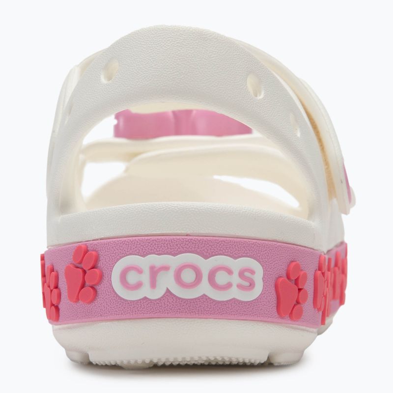 Sandały dziecięce Crocs Crocband Cruiser Pet Kids white/pink tweed 6