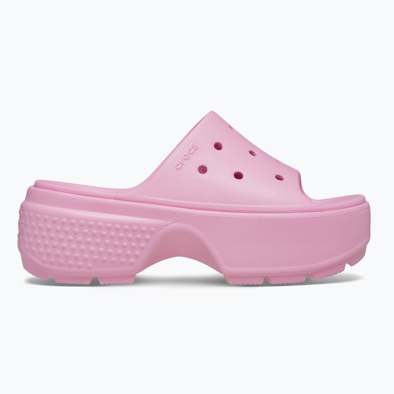 Klapki damskie Crocs Stomp Slide pink tweed 9