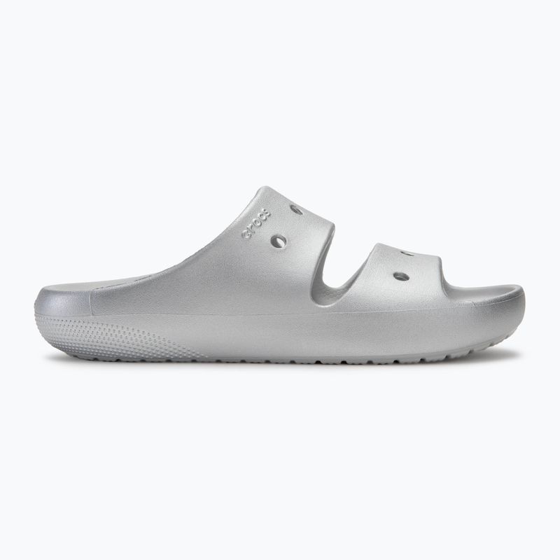 Klapki Crocs Classic Metallic Sandal V2 silver 2