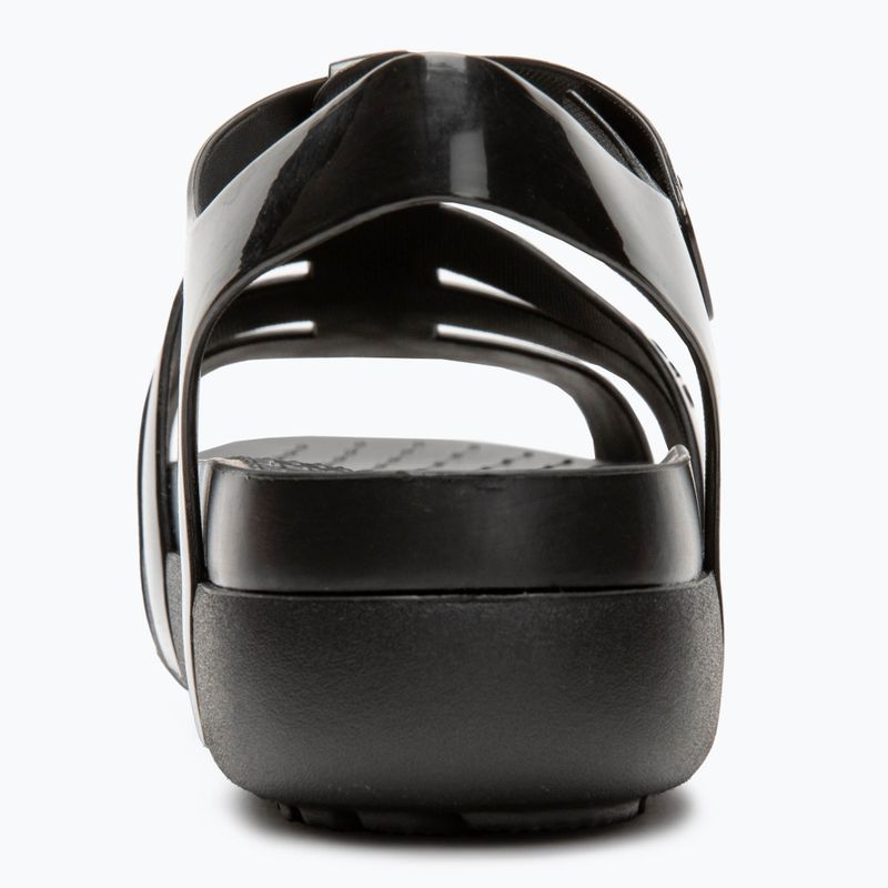 Sandały damskie Crocs Splash Glossy Fisherman black 6