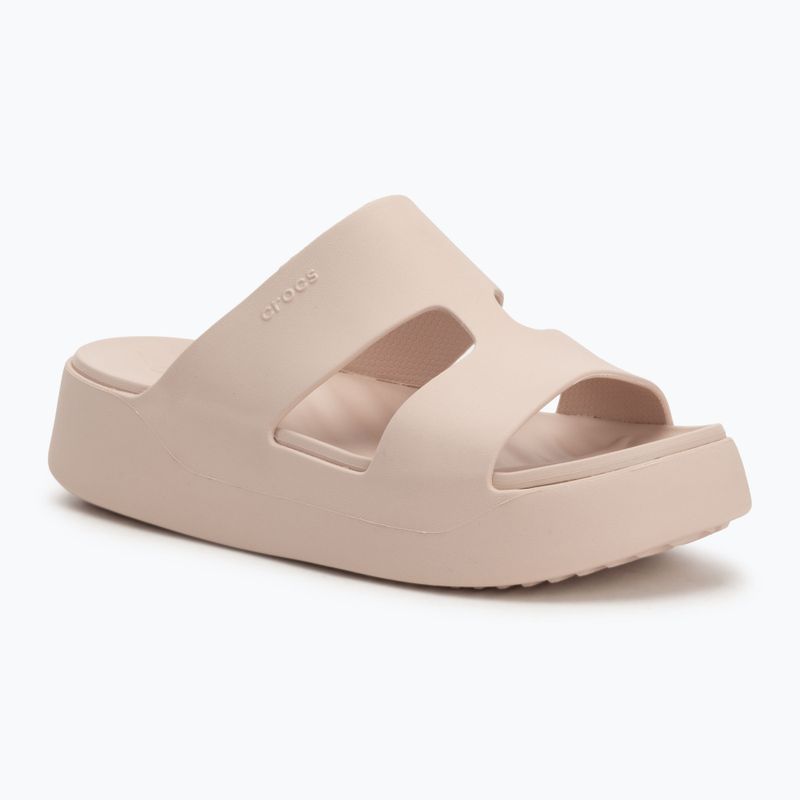 Klapki damskie Crocs Gateway Platform H-Strap quartz