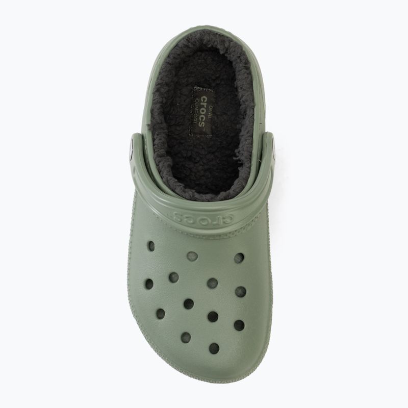 Klapki Crocs Classic Lined Clog moss/multi 6