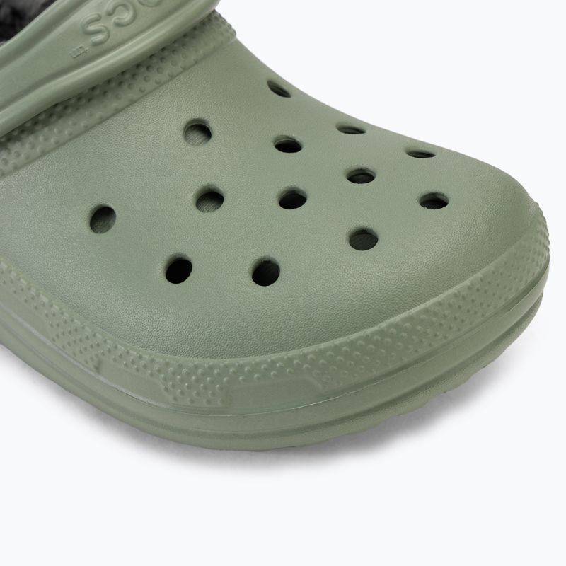 Klapki Crocs Classic Lined Clog moss/multi 8