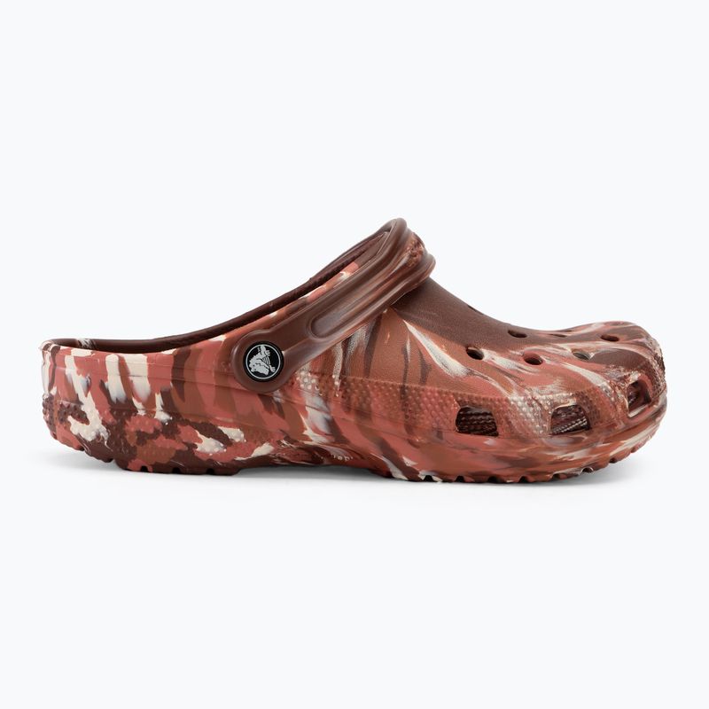 Klapki Crocs Classic Marbled Clog dark clay/multi 3