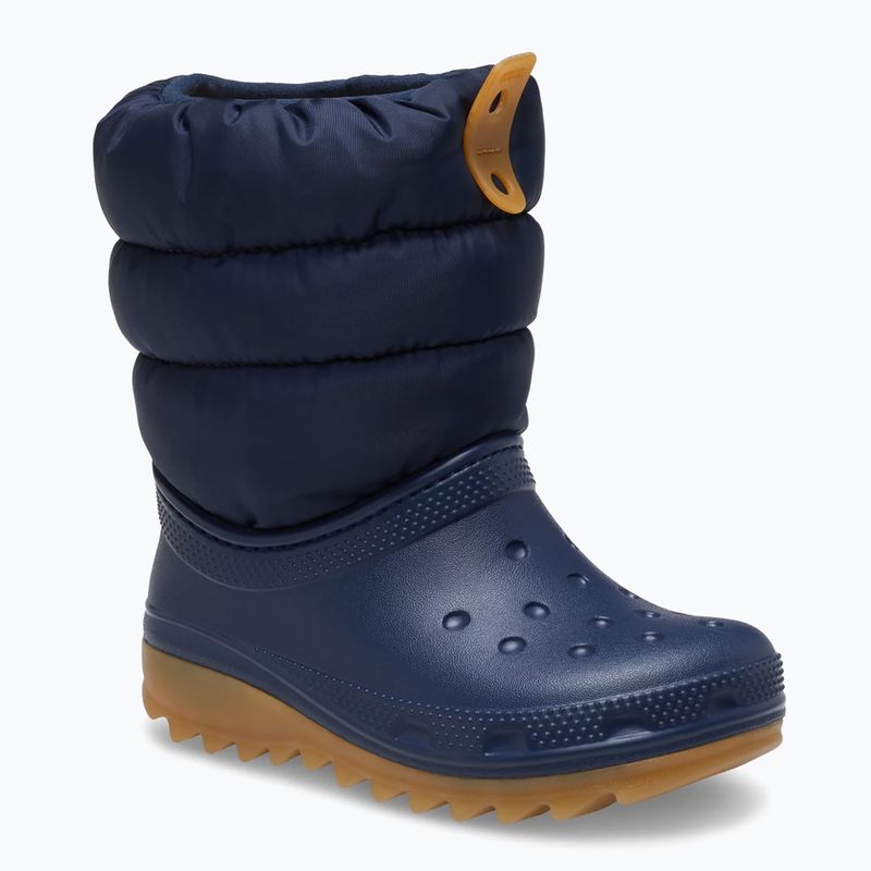 Śniegowce juniorskie Crocs Classic Neo Puff navy gum 8