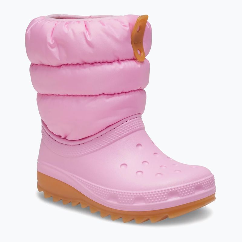 Śniegowce juniorskie Crocs Classic Neo Puff pink tweed/gum 8