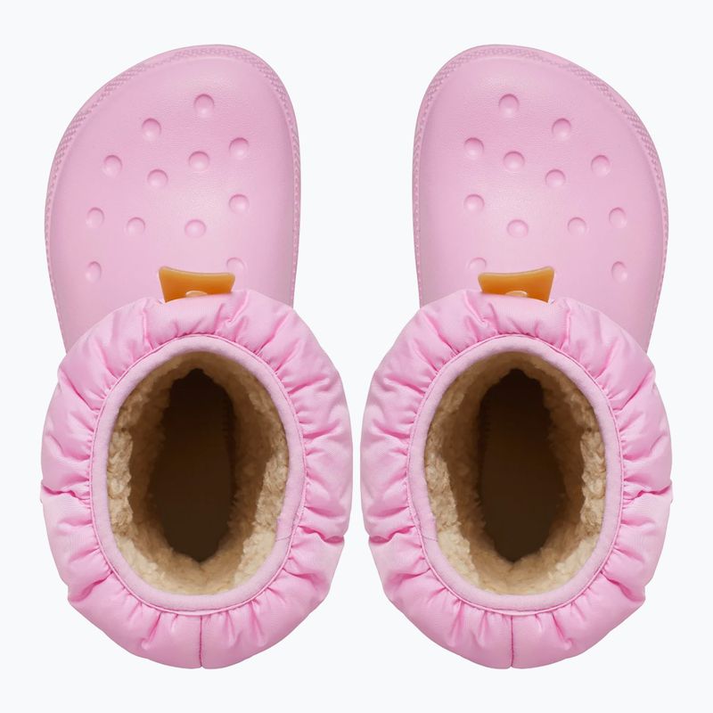 Śniegowce juniorskie Crocs Classic Neo Puff pink tweed/gum 12