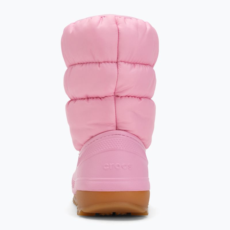 Śniegowce juniorskie Crocs Classic Neo Puff pink tweed/gum 6