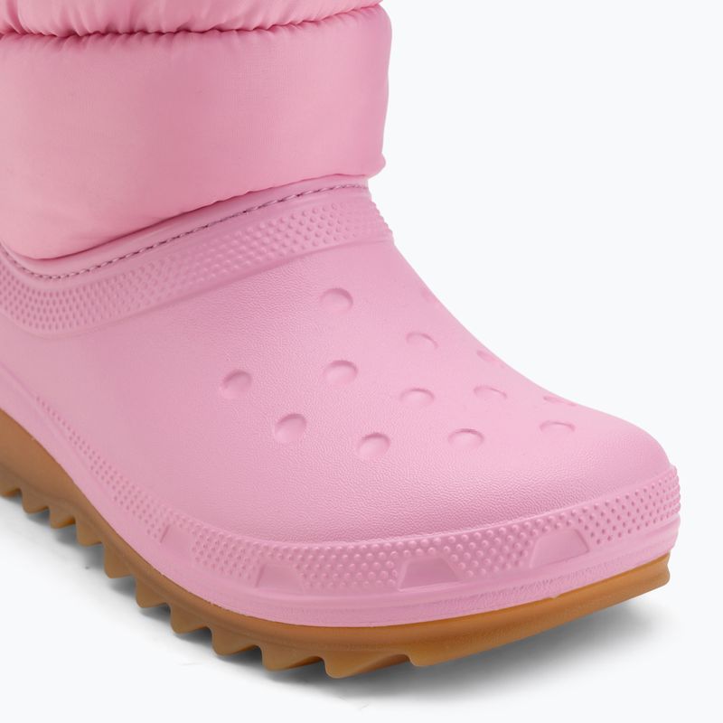Śniegowce juniorskie Crocs Classic Neo Puff pink tweed/gum 7