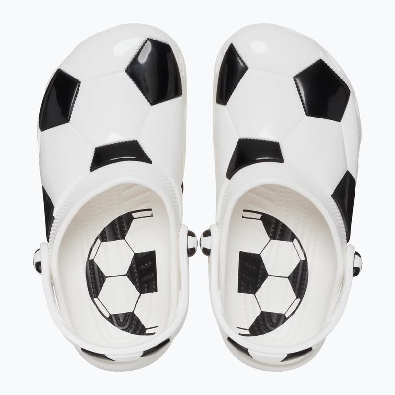 Klapki dziecięce Crocs Classic Basketball Clog Kids white/black 4