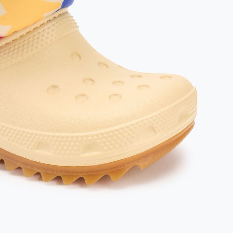 Śniegowce Crocs Classic Neo Puff Geo Shapes Boot Toddler shitake/multi 7