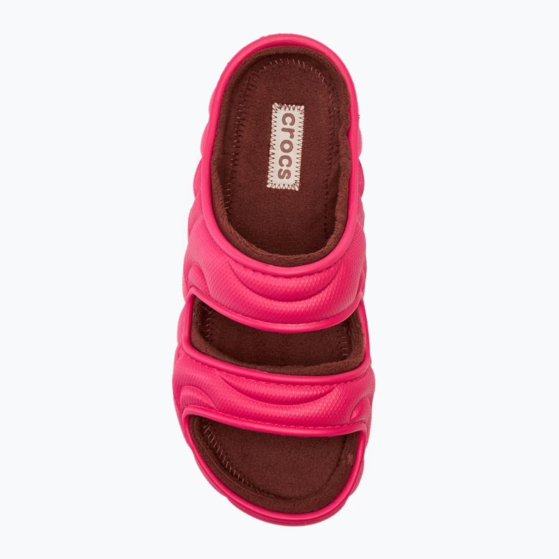 Klapki Crocs Classic Cozzzy Overpuff Sandal dragonfruit 5