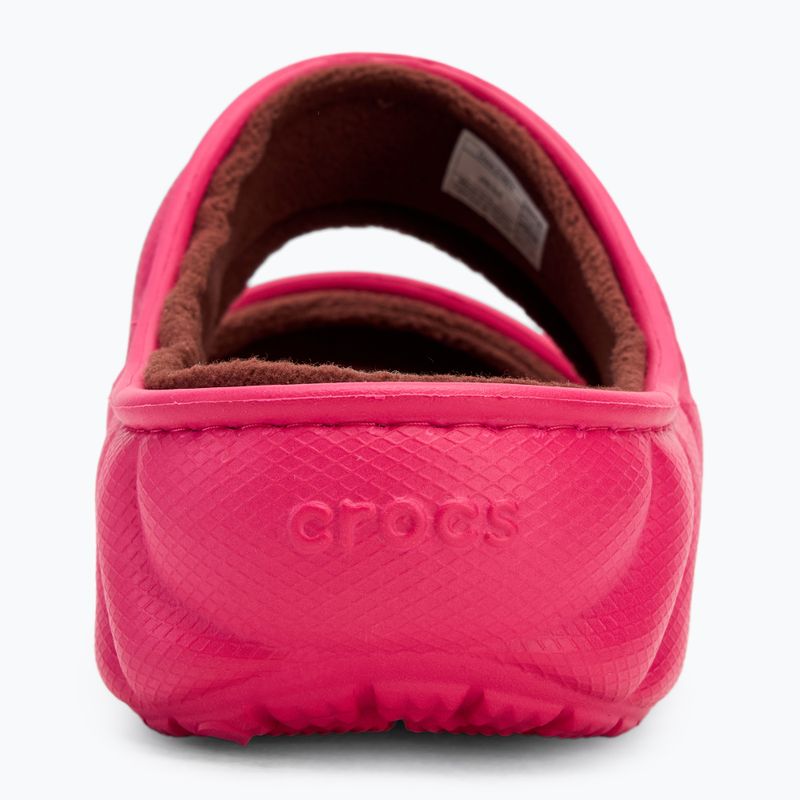 Klapki Crocs Classic Cozzzy Overpuff Sandal dragonfruit 6