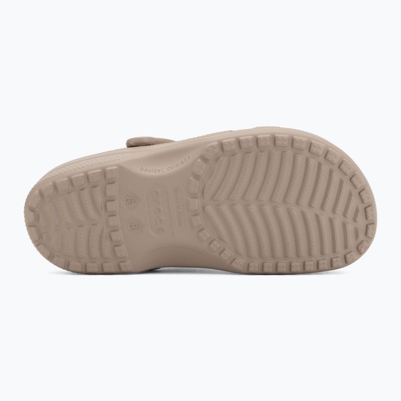 Klapki Crocs Classic taupe 5